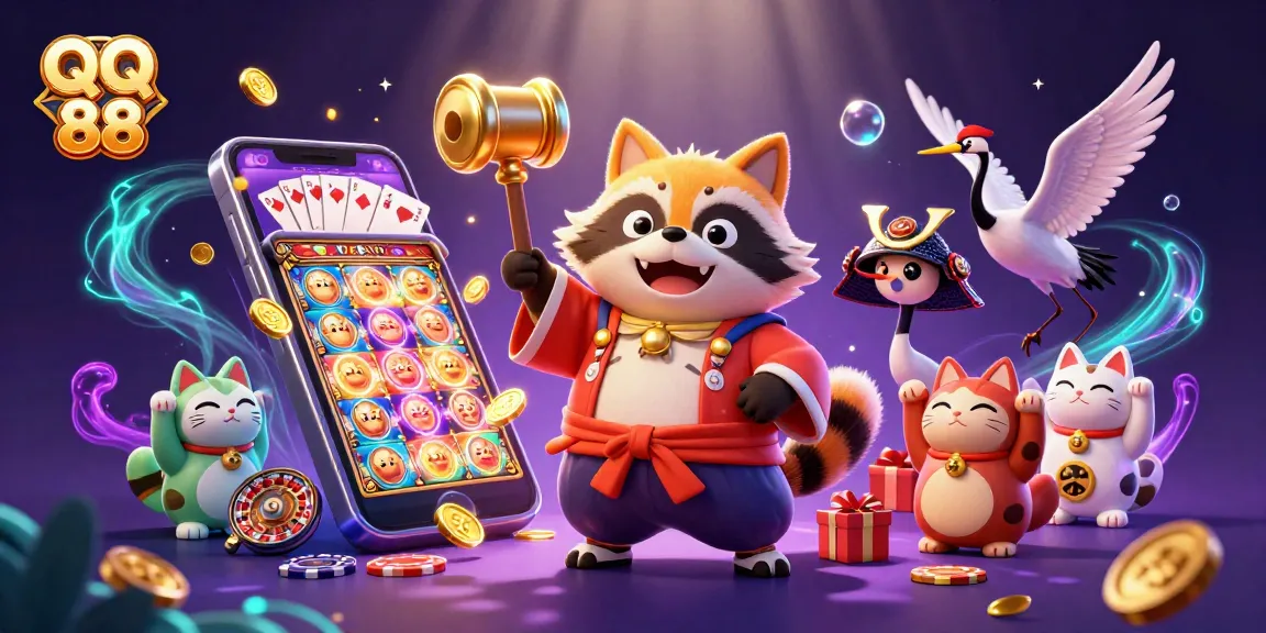Enjoy thrilling QQ 88 online gaming action with lucky characters and vibrant slots.