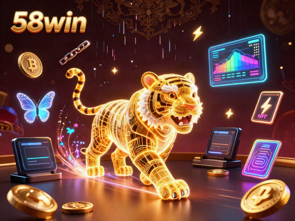 Experience thrilling wins at 58win with our dynamic digital casino and crypto elements animated by lively visuals.