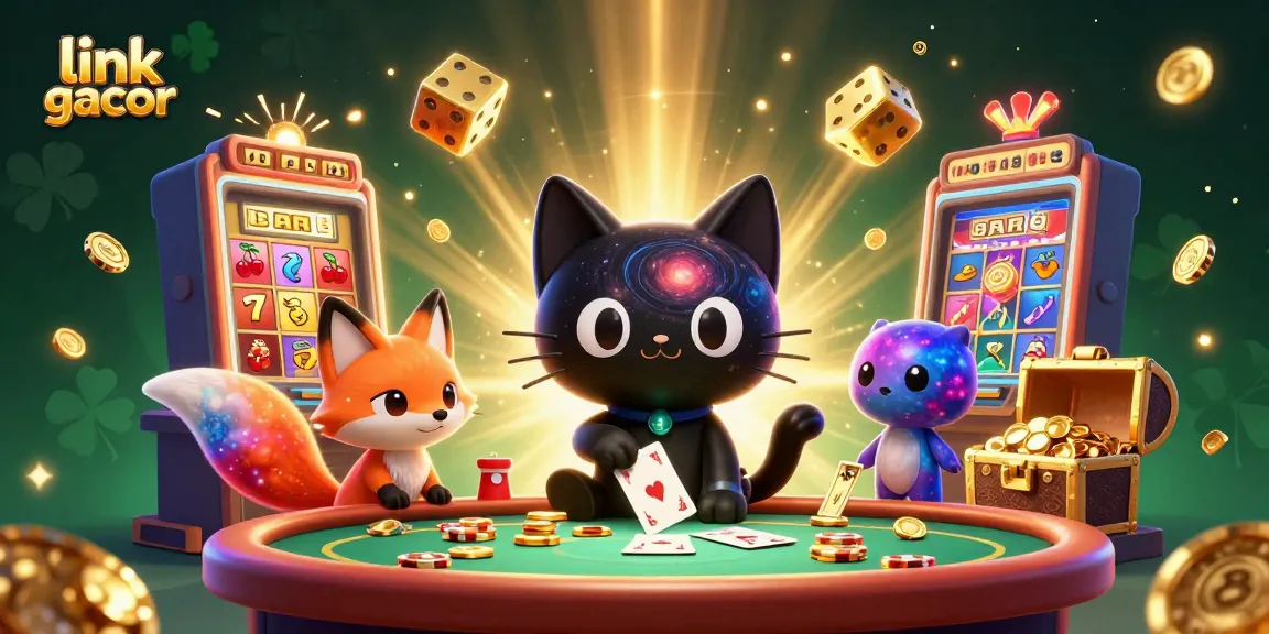 Play and win with link gacor at this animated cosmic casino adventure!
