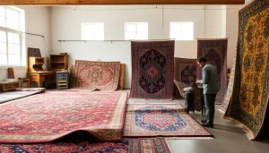 Revitalize your home with Restauro Tappeti Milano's expert carpet restoration services highlighting intricate craftsmanship.