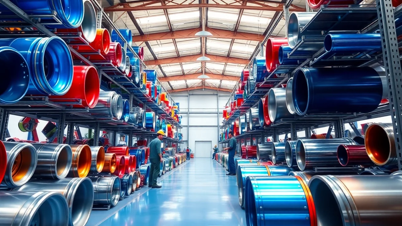 High-quality powder coating services in Malaysia showcasing vibrant finishes and innovative techniques.