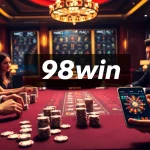 Experience the thrill of gambling at 98win with luxurious poker and roulette games.