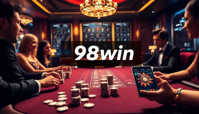 Experience the thrill of gambling at 98win with luxurious poker and roulette games.
