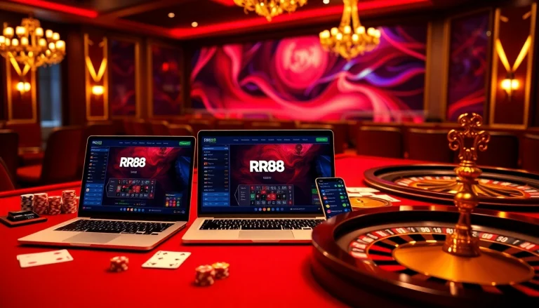 Experience RR88 Đăng nhập with a vibrant online casino atmosphere filled with gaming excitement.