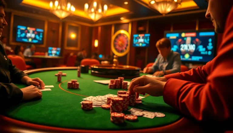Gamble confidently at the luxurious table showcasing poker chips and cards alongside exciting scenes of https://kingarthurcafe.com/menu.