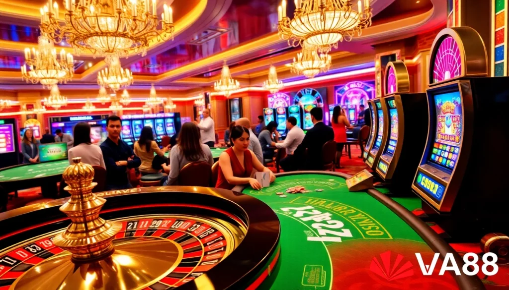 Experience vibrant gaming excitement at https://vua88h.com/ with luxurious tables and thrilling gameplay.