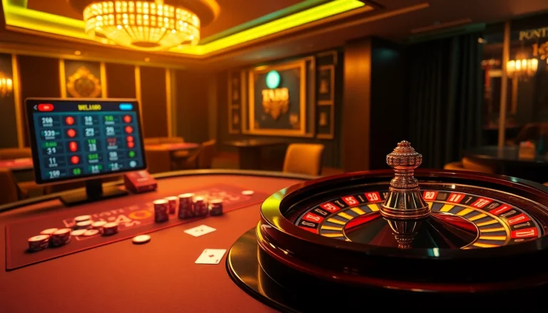Engage in thrilling gameplay at ta88.biz with vibrant casino tables and exciting wagering options.