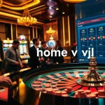 Experience the thrill of betting in a luxurious casino setting at home vvjl, featuring roulette and slot machines.