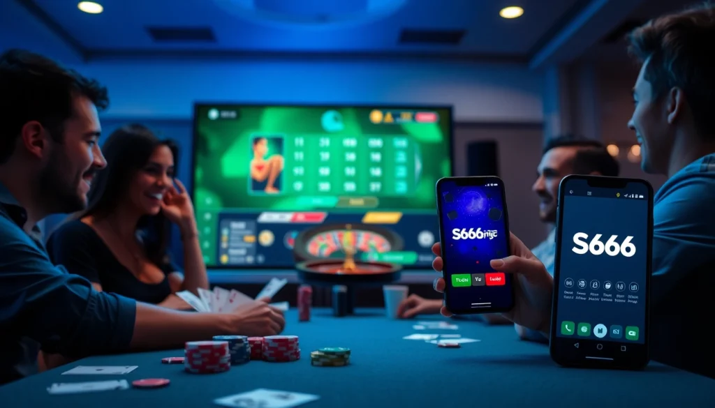 S666.nyc online gambling scene featuring engaging games and a vibrant atmosphere.