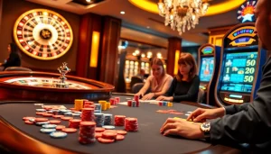 Gamble strategically at https://98win.fund with vibrant poker chips on a luxury casino table.