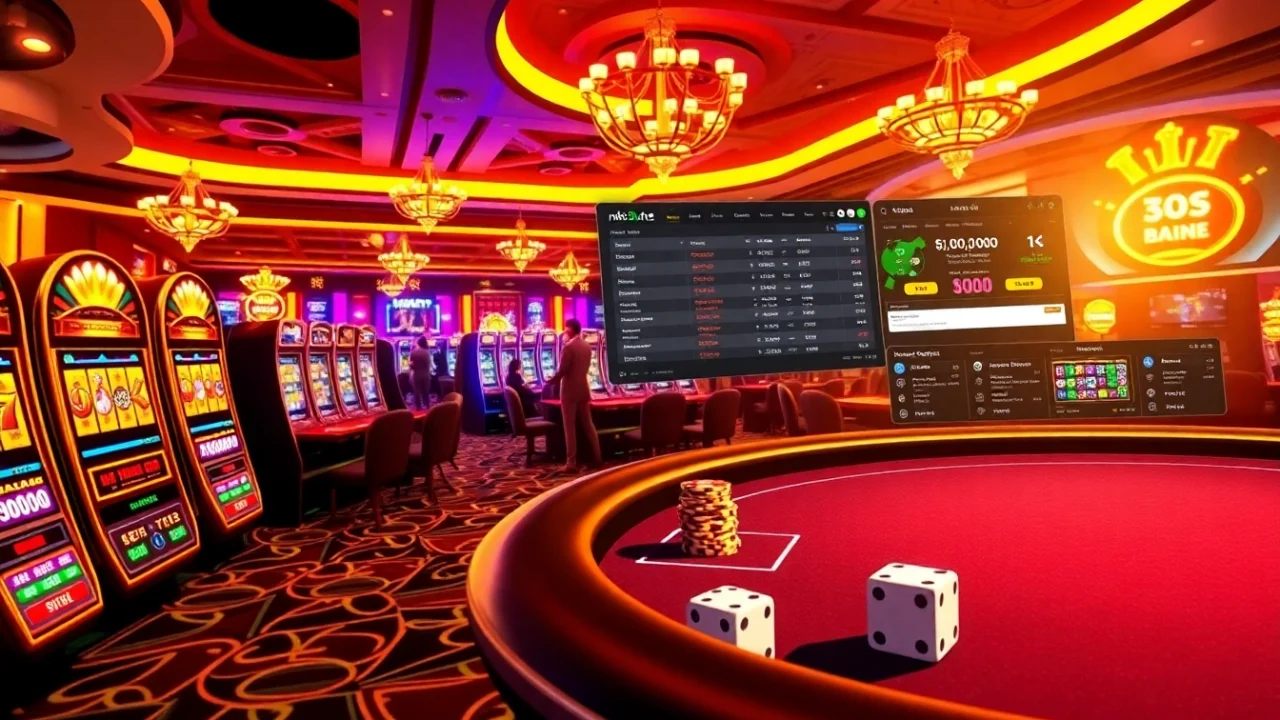 Experience the excitement of gambling at mk8th.net with engaging casino visuals featuring live gaming action.