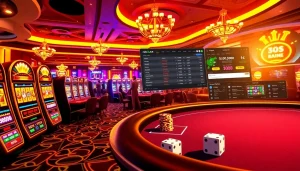 Experience the excitement of gambling at mk8th.net with engaging casino visuals featuring live gaming action.