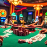 Experience the excitement of tải 79king with players enjoying poker in a luxurious casino setting.