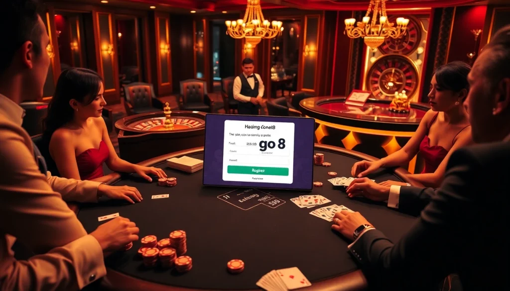 Experience the excitement of 등록 go8 with high-stakes gambling at a luxurious casino.