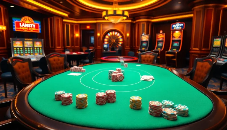 Experience thrilling gaming at 8day.cn.com with vibrant casino tables, poker chips, and roulette excitement.