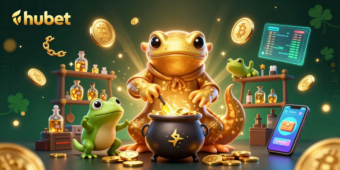 Experience hubet's magic with a golden salamander alchemist transforming metals into winning coins.